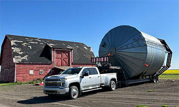 grain bin hauling